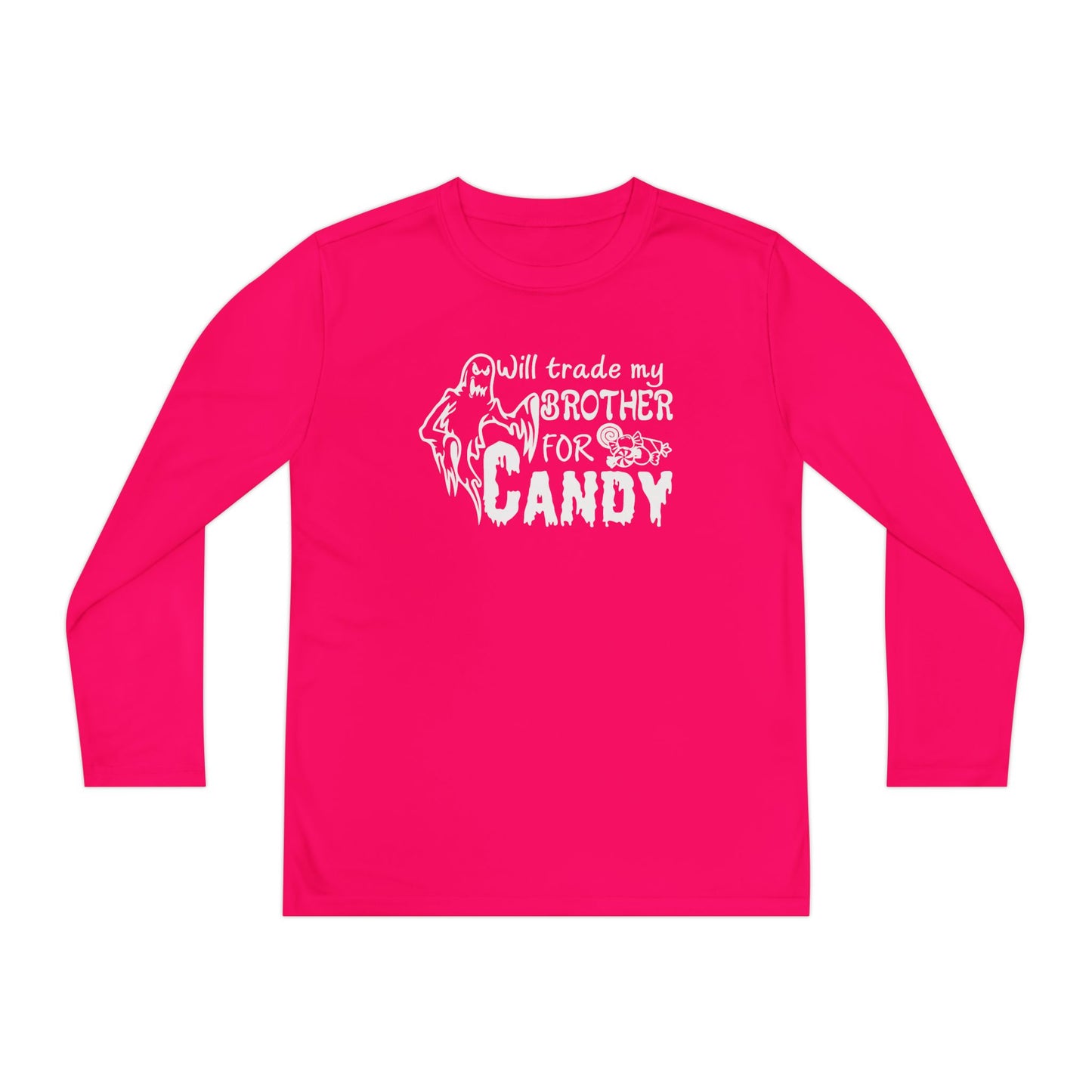 Will Trade My Brother For Candy Youth Long Sleeve Tee