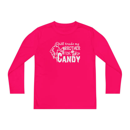 Will Trade My Brother For Candy Youth Long Sleeve Tee