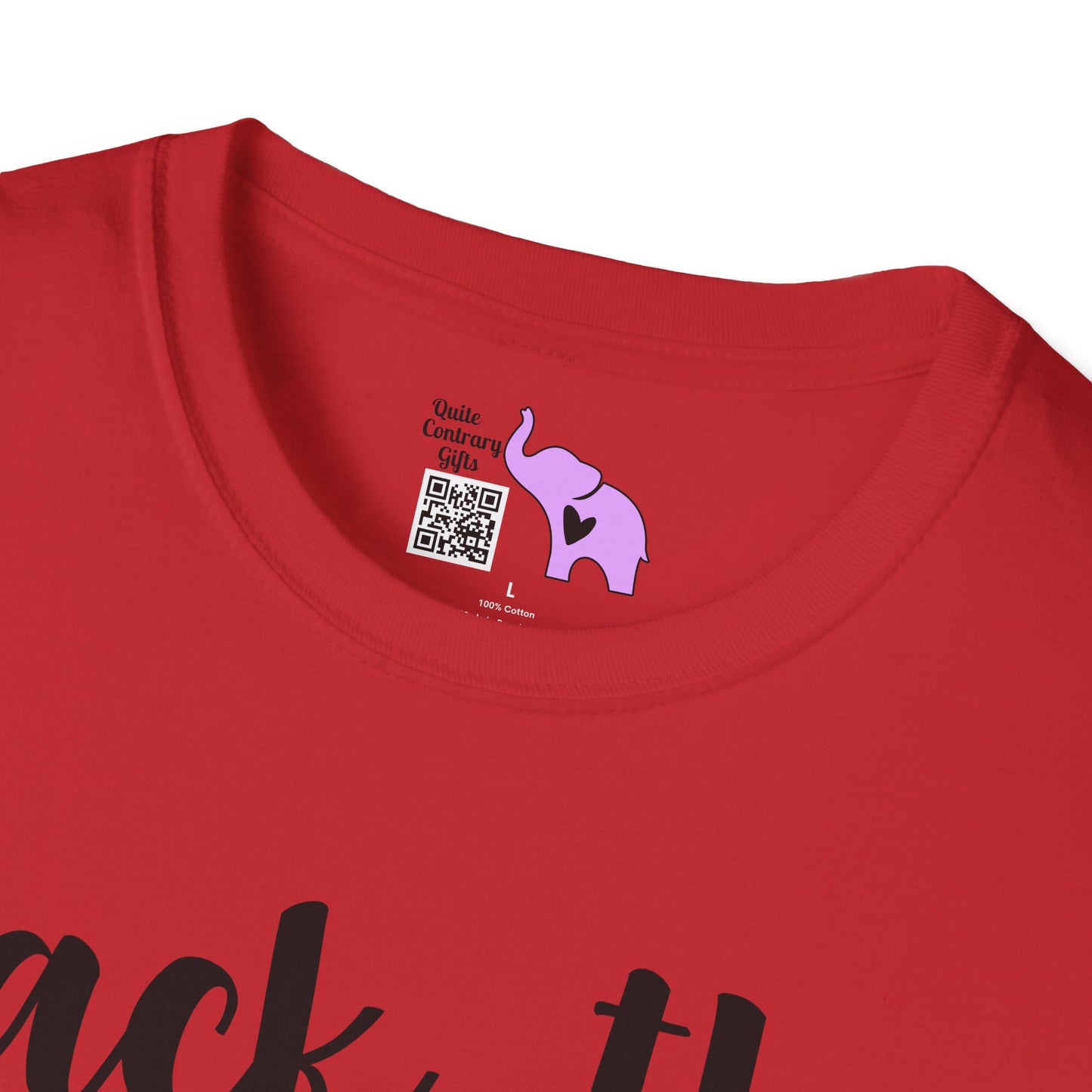 Back The Blue (Badge) Adult T-shirt