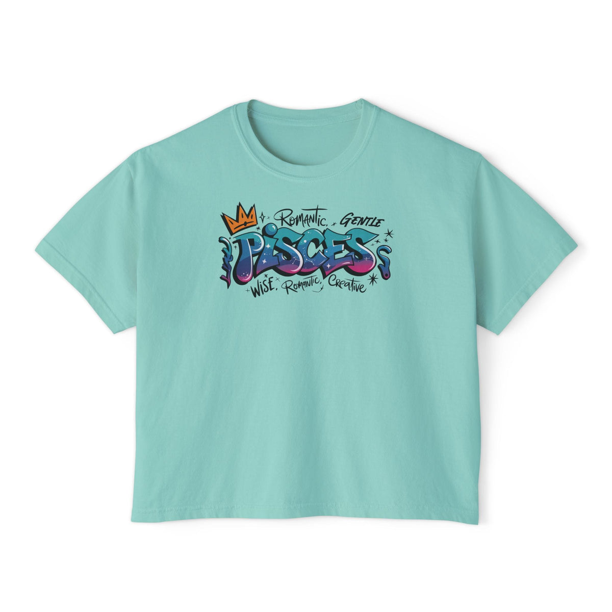 Pisces Street Art Women's Boxy Tee