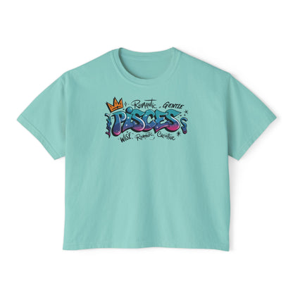 Pisces Street Art Women's Boxy Tee