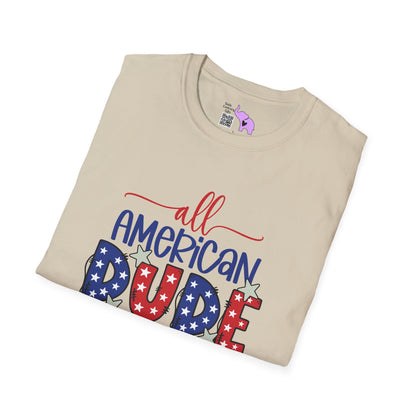 All-American Dude Adult T-shirt