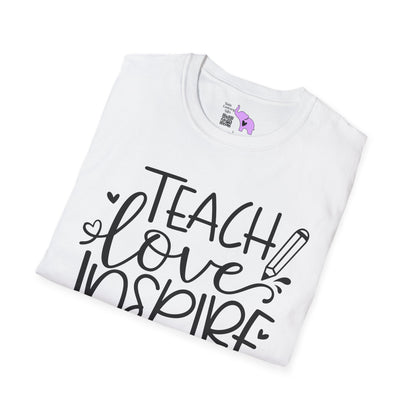 Teach Love Inspire Adult T-shirt