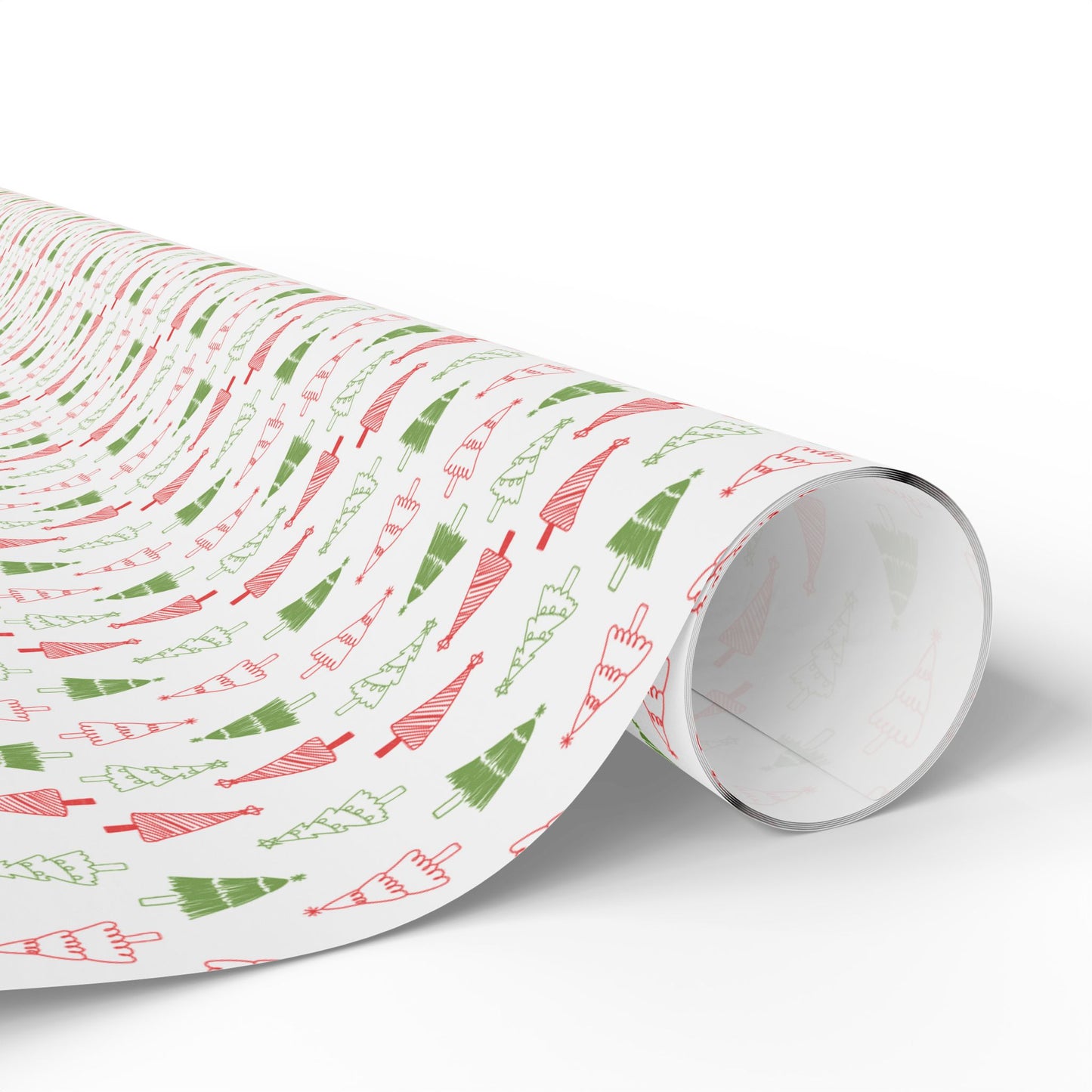 Merry Little Trees Wrapping Paper