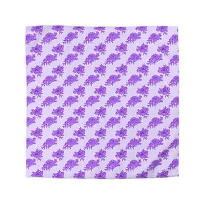 Royal Orchid Peonies Microfiber Duvet Cover