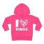 I Love Dinos (Dino Heart) Toddler Hoodie