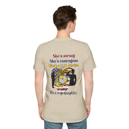 Proud Mom of US Marine Daughter T-shirt