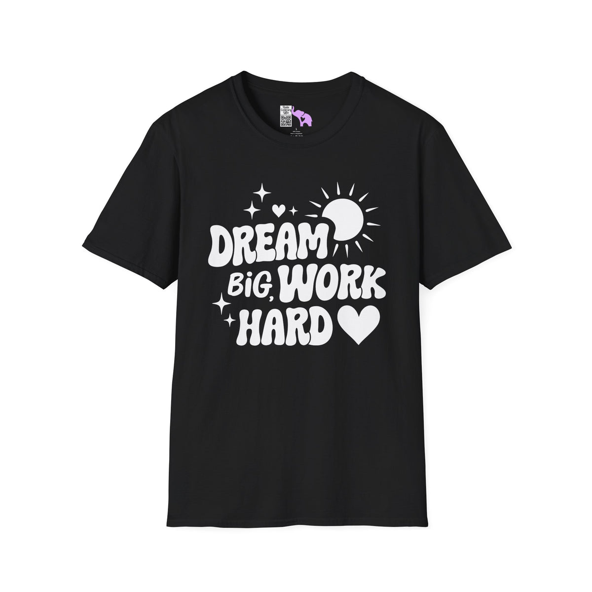 Dream Big Work Hard Adult T-shirt