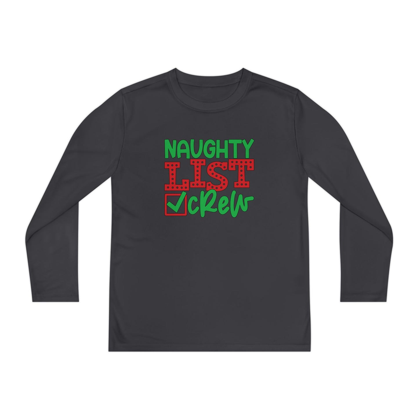 Naughty List Crew Youth Long Sleeve Tee
