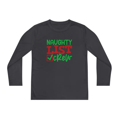 Naughty List Crew Youth Long Sleeve Tee