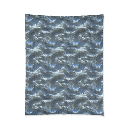 Snowdrift Sheer & Lace Comforter