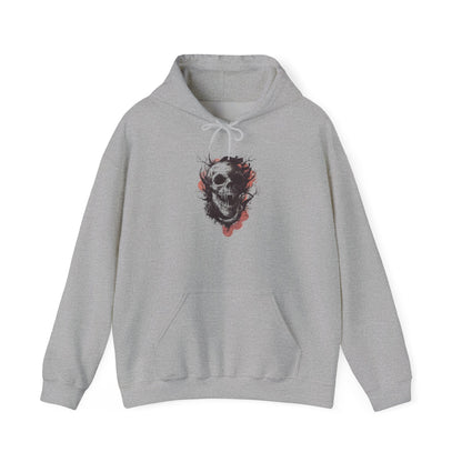 Creepy Skull in Tree Heavy Blend™ Hooded Sweatshirt