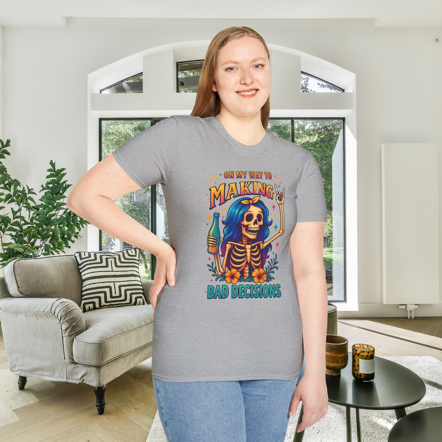 On My Way To Make Bad Decisions Adult T-shirt