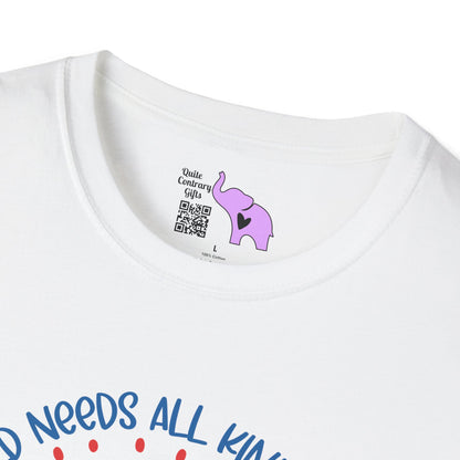 The World Needs All Kinds Of Minds (Autism) Adult T-shirt