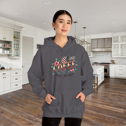 Coffee Makes Me Nicer Heavy Blend™ Hooded Sweatshirt