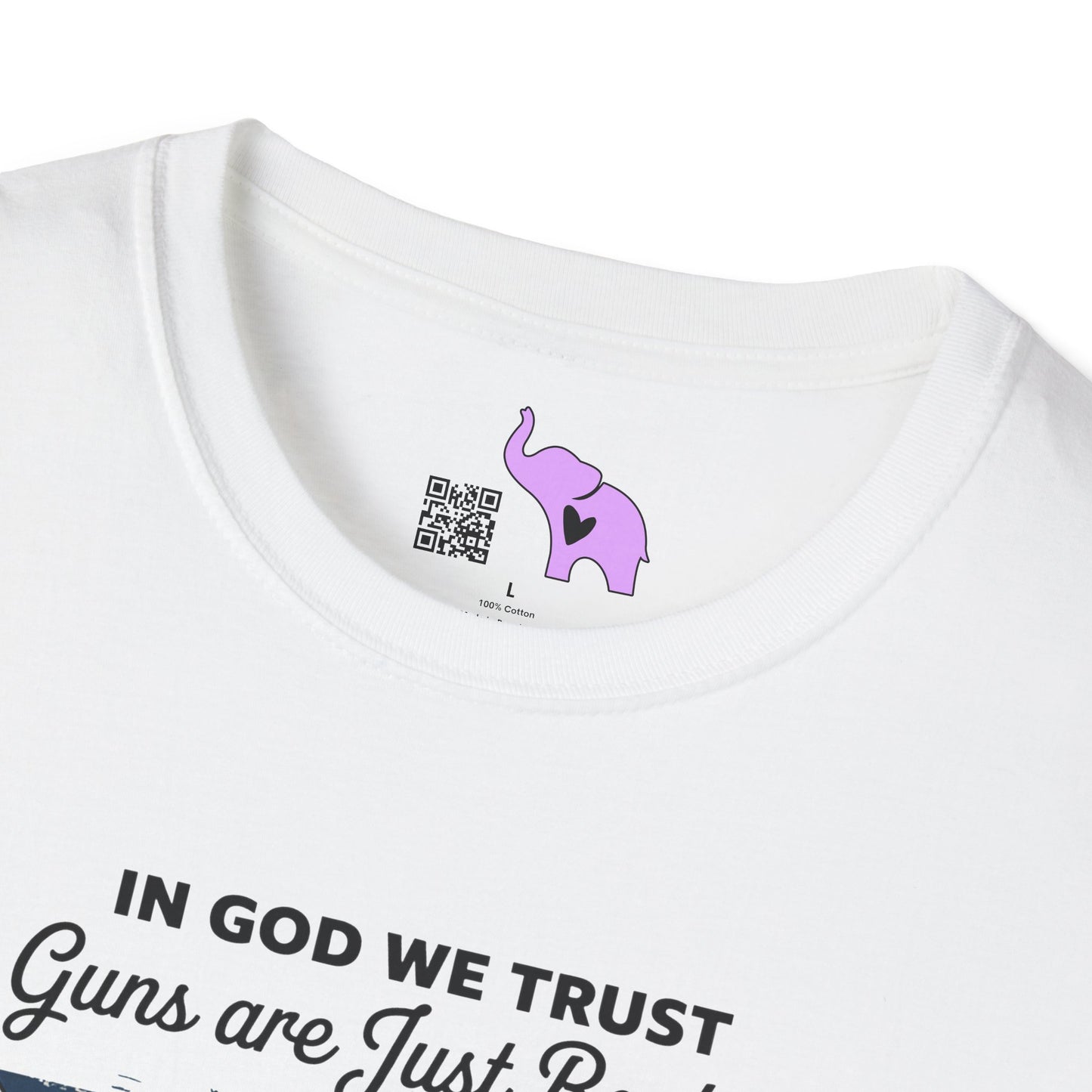 In God We Trust Guns Are Just Backup Adult T-shirt
