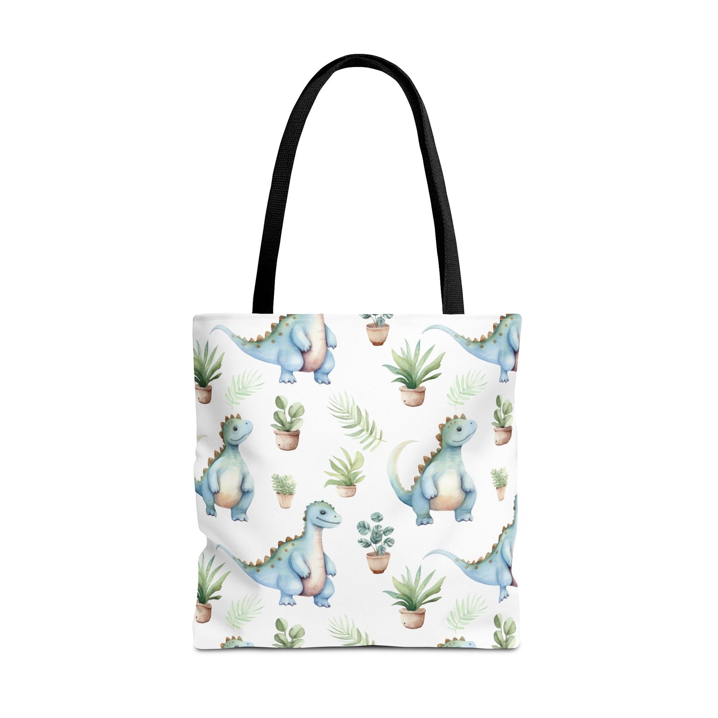 Adorable Dinosaurs Canvas Tote Bag