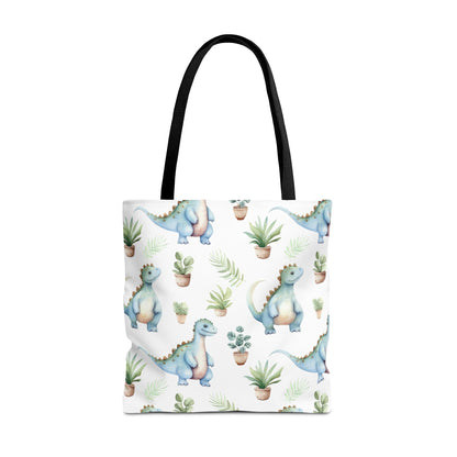 Adorable Dinosaurs Canvas Tote Bag