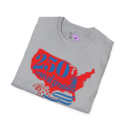 250 Years of Greatness Adult T-shirt