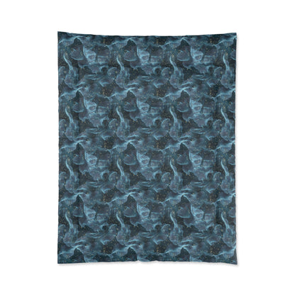 Midnight Sheer & Lace Basic Bedding Set
