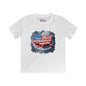 America-Shaped Happy 250th Birthday Cake Youth Softstyle Tee