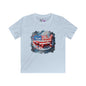 America-Shaped Happy 250th Birthday Cake Youth Softstyle Tee