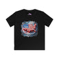 America-Shaped Happy 250th Birthday Cake Youth Softstyle Tee