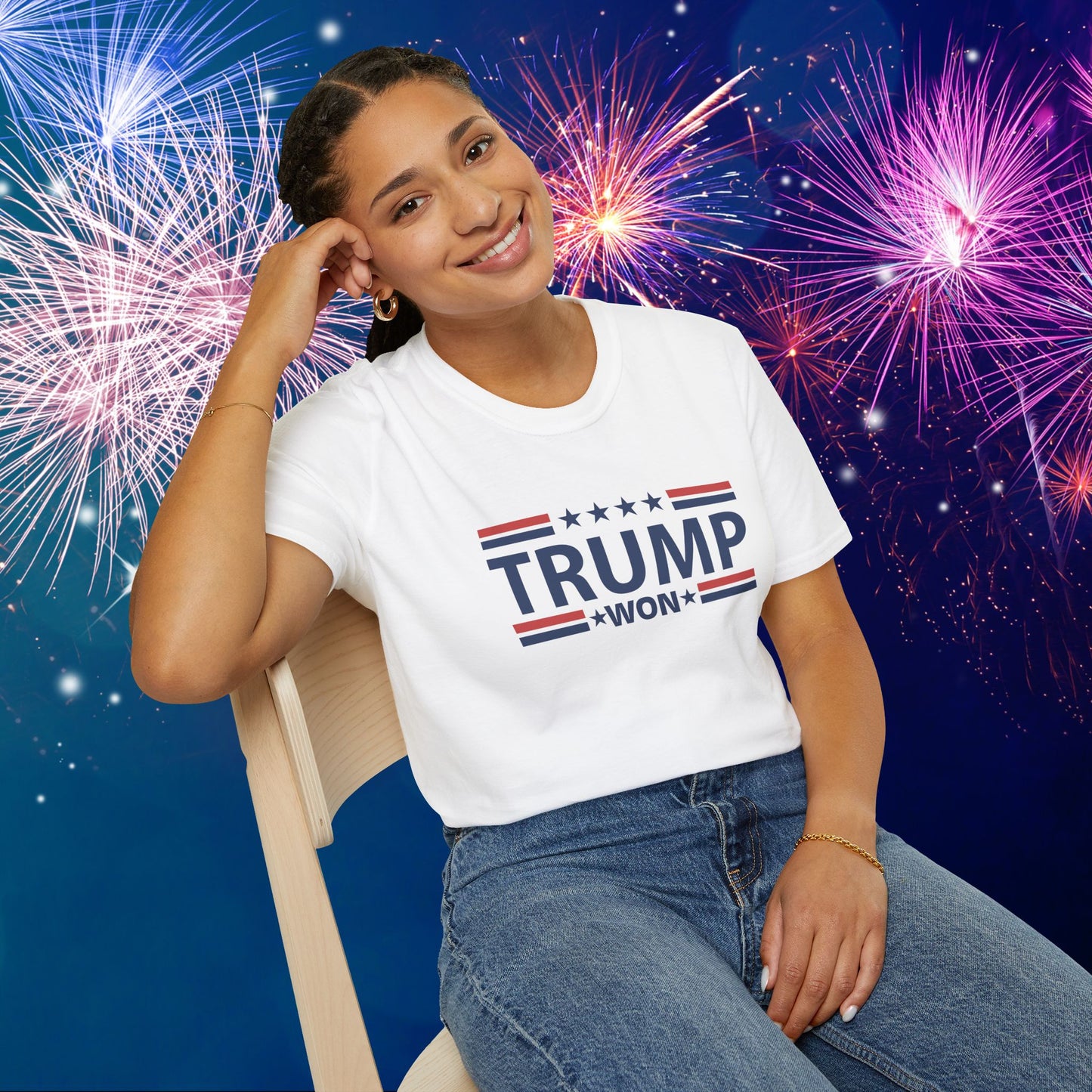 Trump Won (2) Adult T-shirt