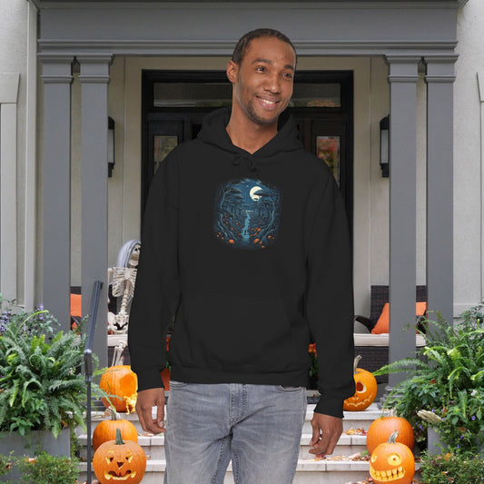 Creepy Cemetery 11 Heavy Blend™ Hooded Sweatshirt