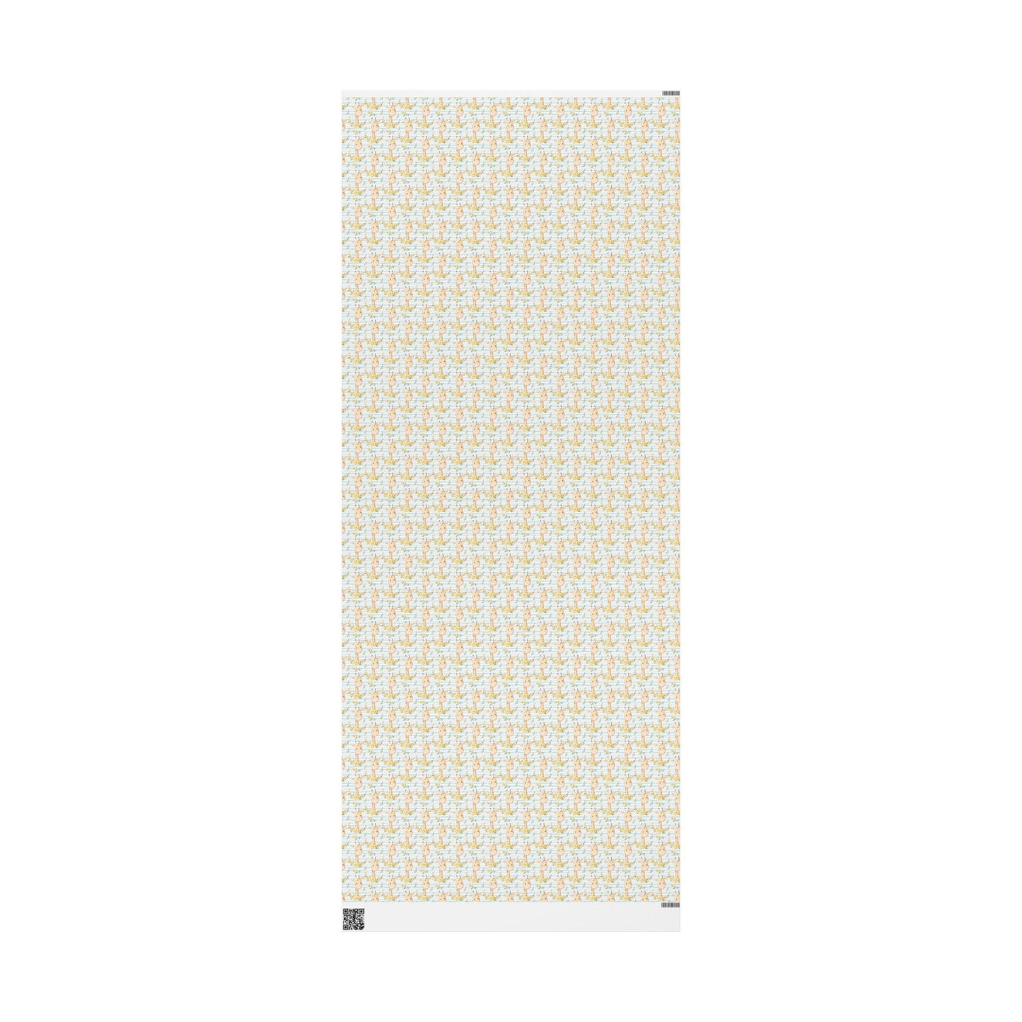 Giraffes in Bloom Wrapping Paper