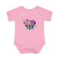 Stardust Baby Milestone Bodysuit-Three Months