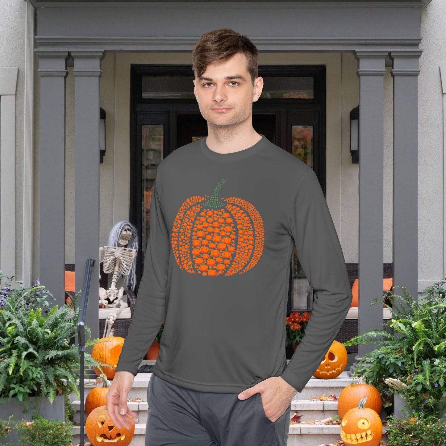 Pumpkin Pumpkin Adult Long Sleeve Tee