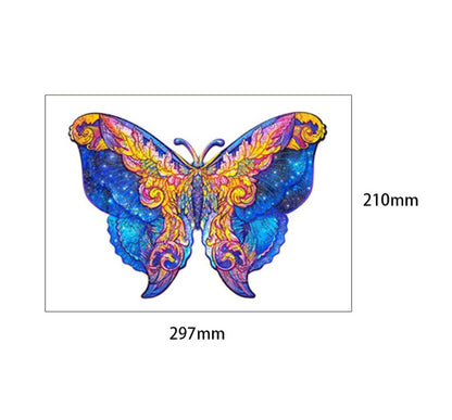 Beautiful Butterfly Wooden Puzzle