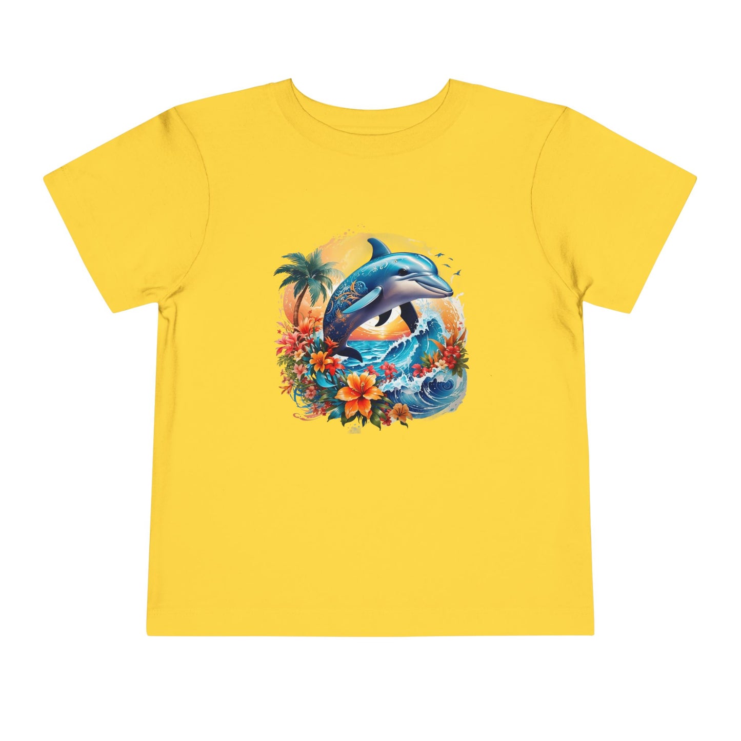 Tropical Dolphin Toddler Tee