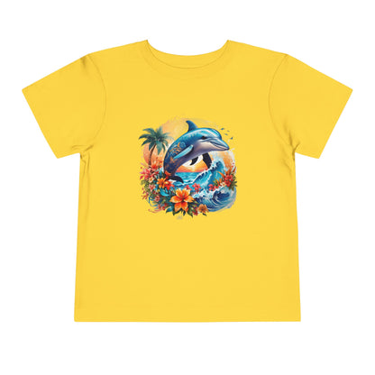 Tropical Dolphin Toddler Tee