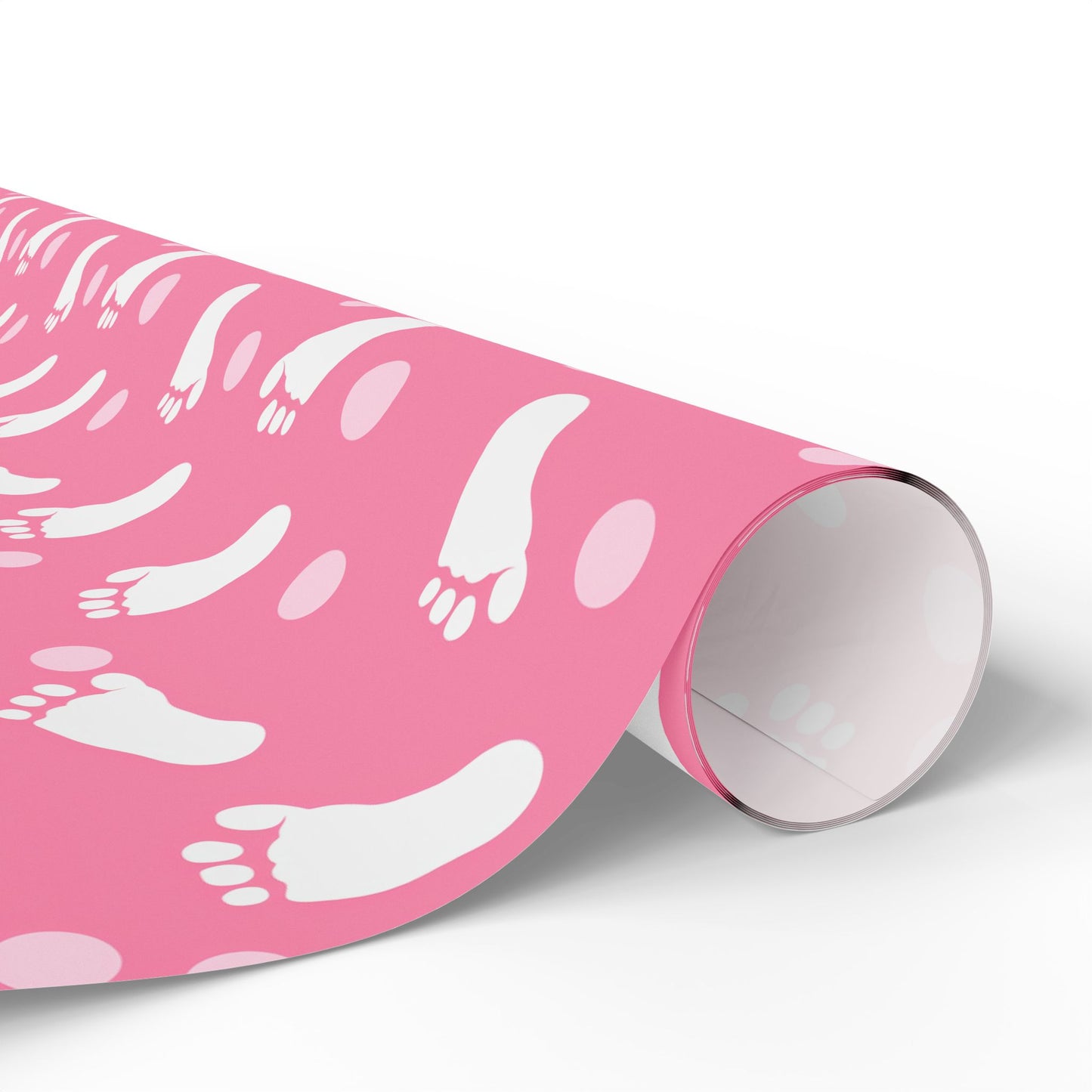 Baby Steps in Pink Wrapping Paper