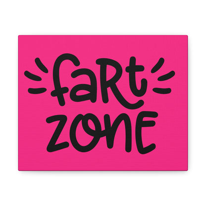 Fart Zone Canvas Horizontal Wraps w/o Frame