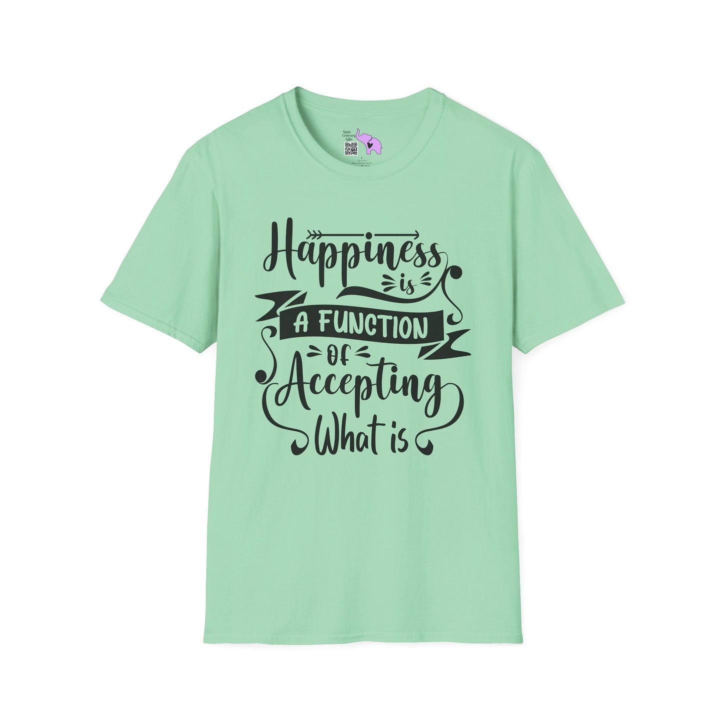 Happiness is a Function of Accepting What Is T-shirt