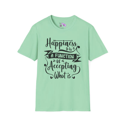 Happiness is a Function of Accepting What Is T-shirt