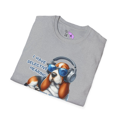 I Have Selective Hearing... Adult T-shirt