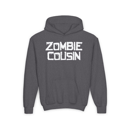 ""Zombie Cousin Youth Heavy Blend Hoodie
