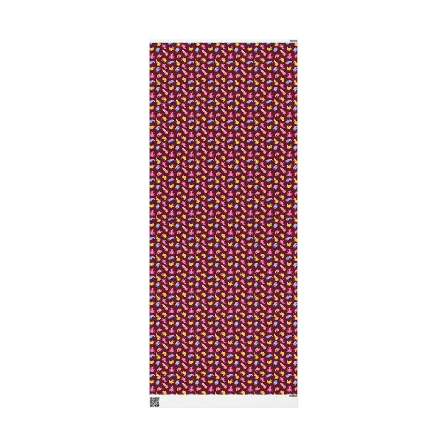 Crimson Axolotls Wrapping Paper
