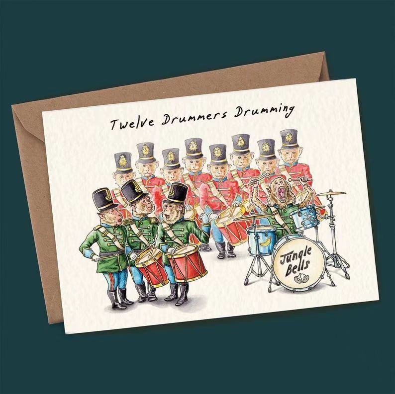 12 Days of Christmas Greeting Card Set