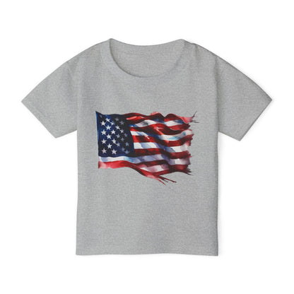 Distressed American Flag Heavy Cotton™ Toddler T-shirt