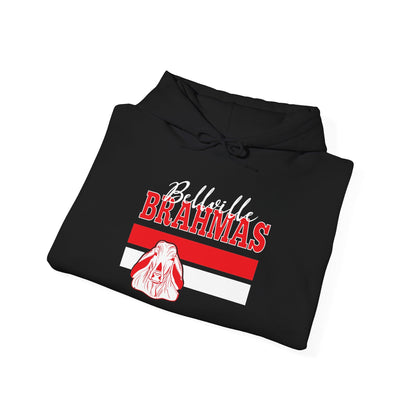 Ballville Brahmas w/Mascot & Stripes Adult Heavy Blend™ Hooded Sweatshirt