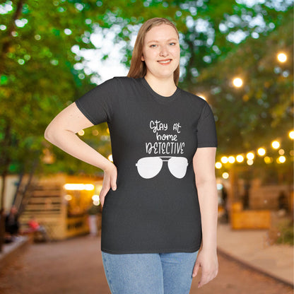 Stay At Home Detective Adult T-shirt