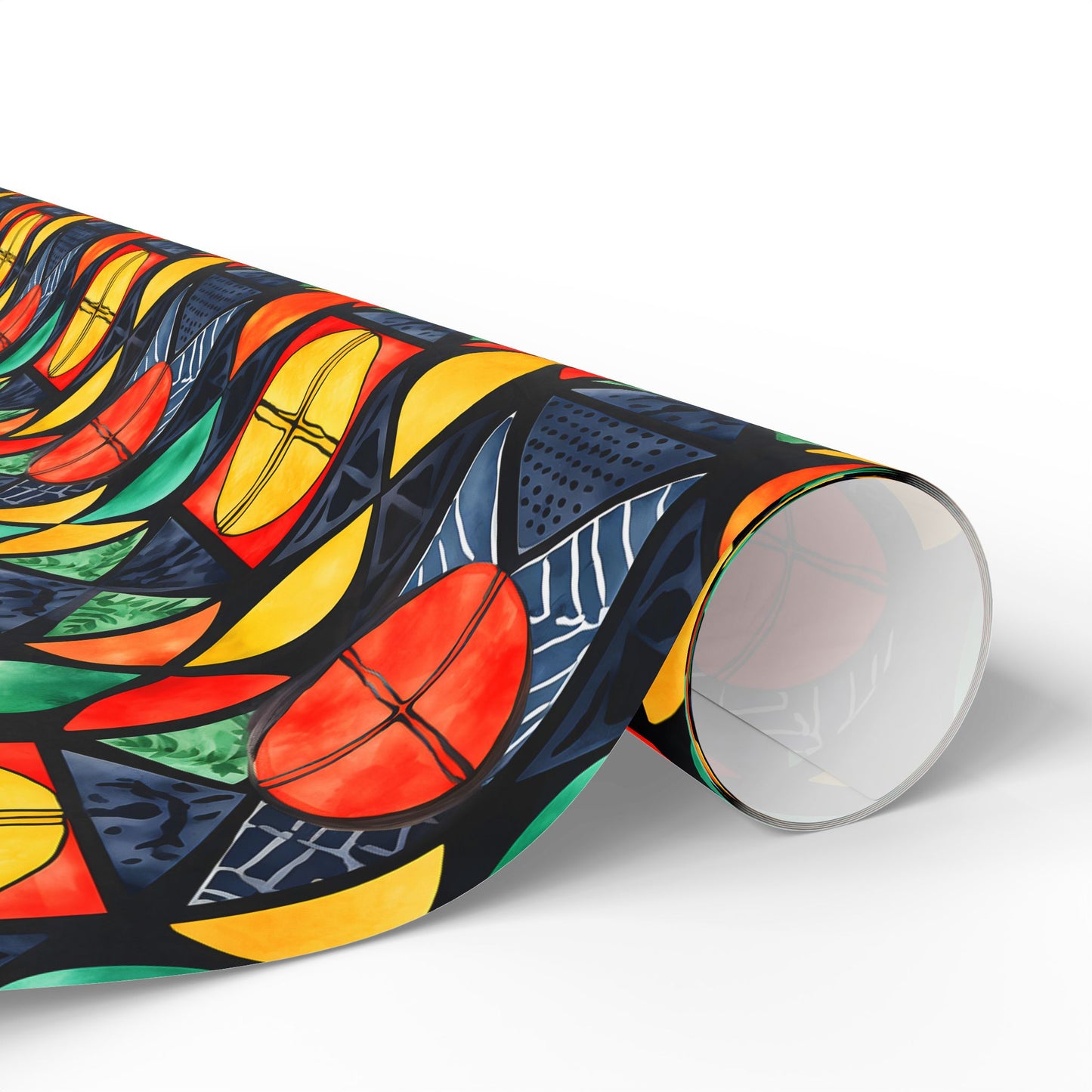 Candlelight Burst Kwanzaa Wrapping Paper