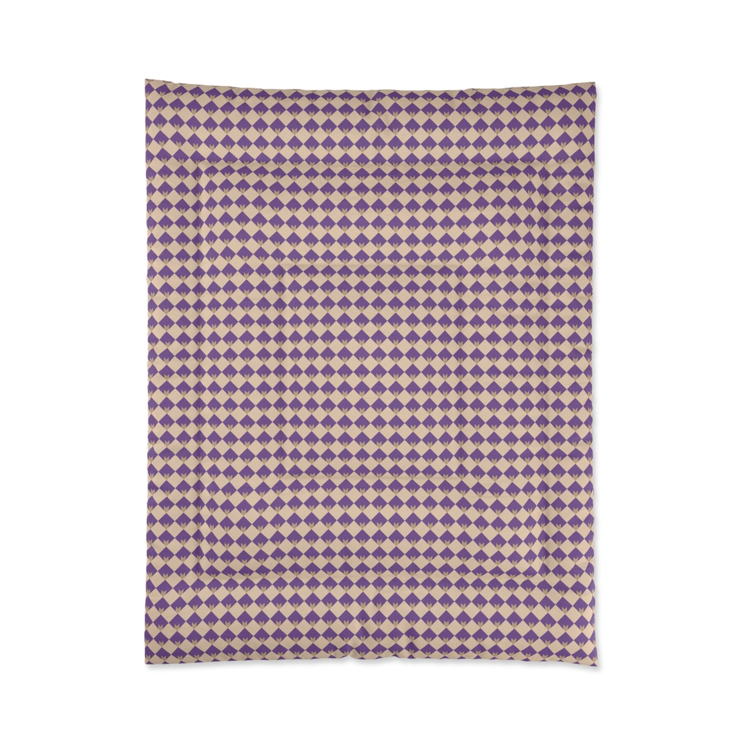 Diamond Bloom-Amethyst & Cream Comforter