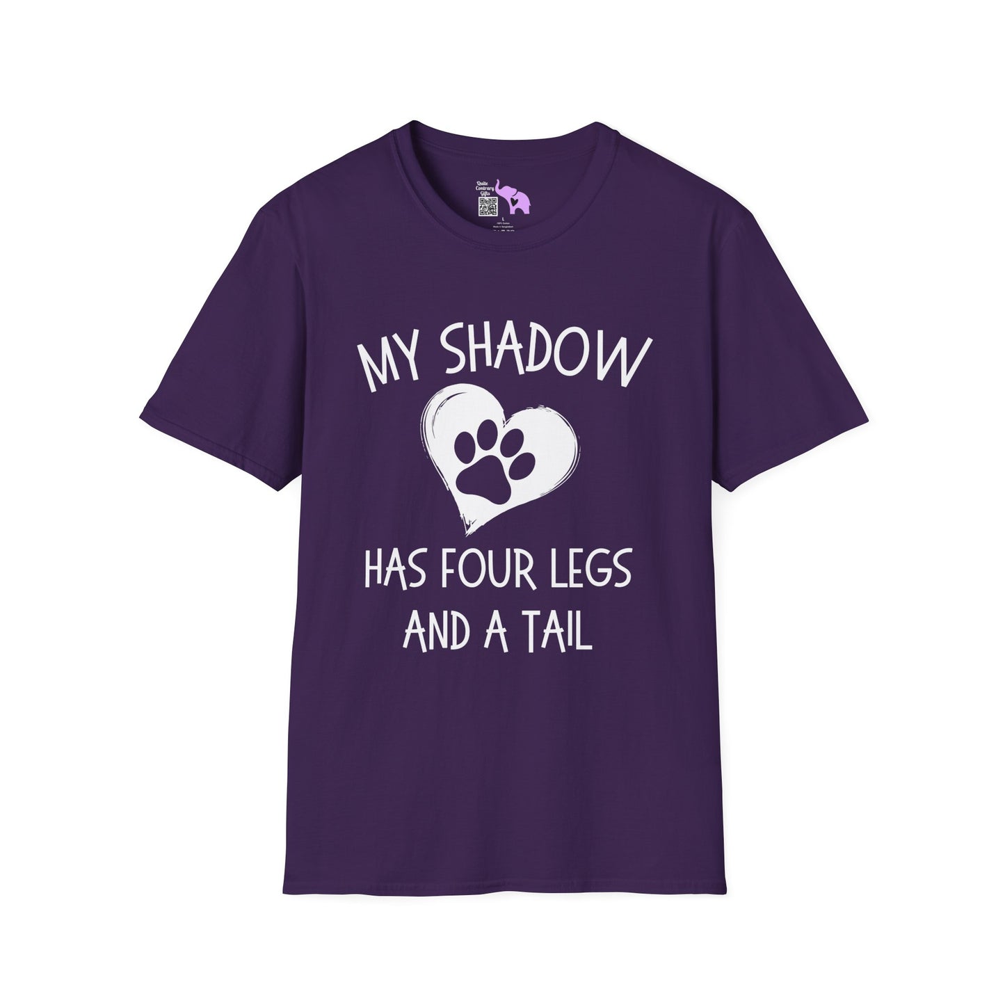 My Shadow Has Four Legs and a Tail Adult T-shirt