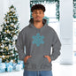 Large Snowflake Adult Heavy Blend™ Hooded Sweatshirt